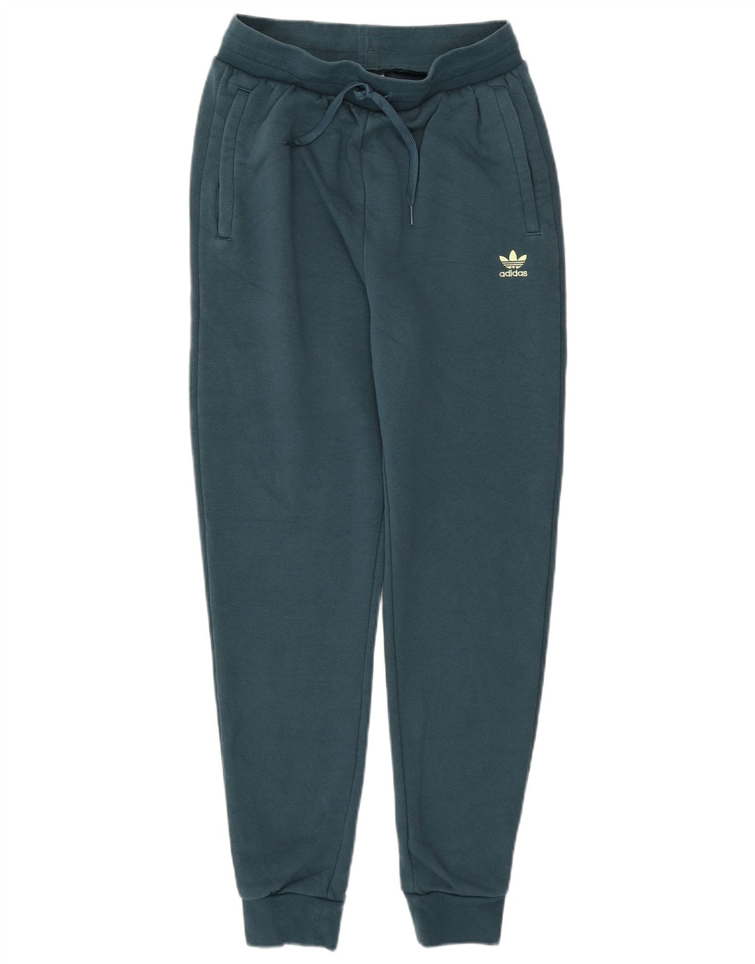 ADIDAS Womens Tracksuit Calças Joggers UK 6 XS Verde