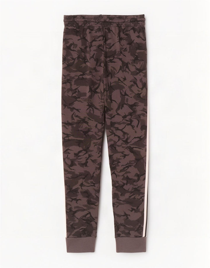 Calça de treino masculina Adidas Joggers cinza médio algodão camuflado