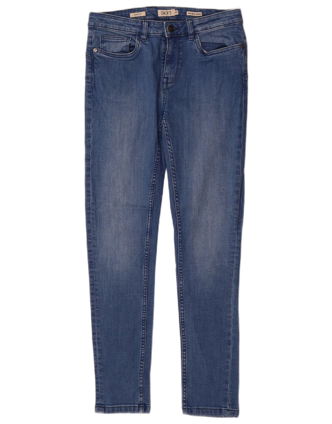 Jeans femininos Dack's Slim IT 44 médio W30 L28 algodão azul