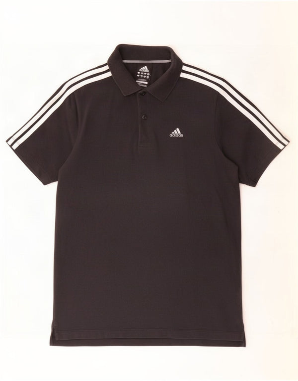 Adidas Mens Clima 365 Polo Shirt Médio Algodão Preto