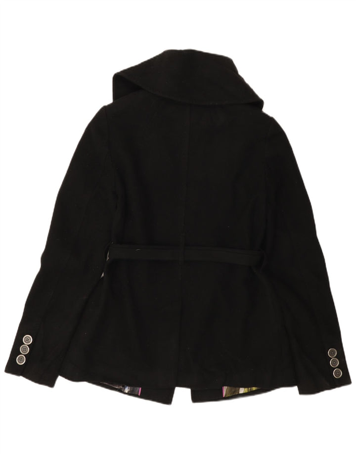 Trench coat feminino TED BAKER tamanho 2 pequeno de lã preta