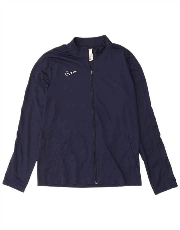 Jaqueta Nike Boys Tracksuit Top 13-14 Anos XL Azul Marinho Poliéster
