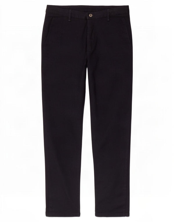 Zara Mens Slim Chino Calças EU 40 Médio W31 L28 Azul Marinho