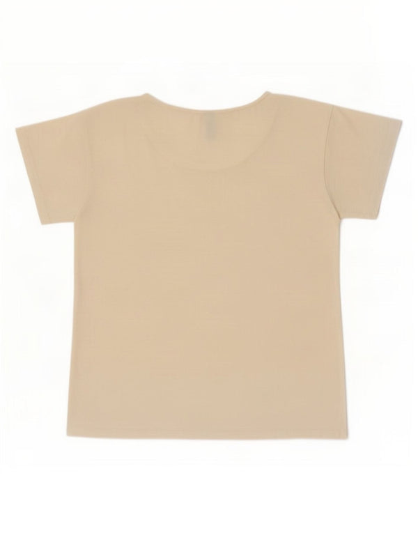 Camiseta feminina Woolrich UK 12 médio algodão branco