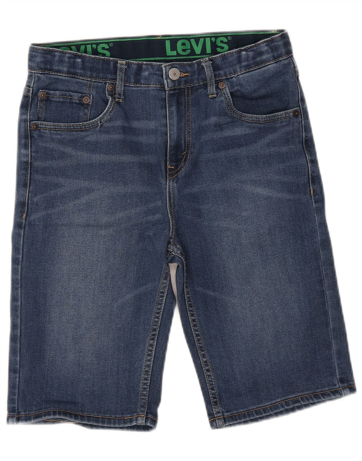 Shorts jeans Levi's Boys 15-16 anos W29 azul algodão