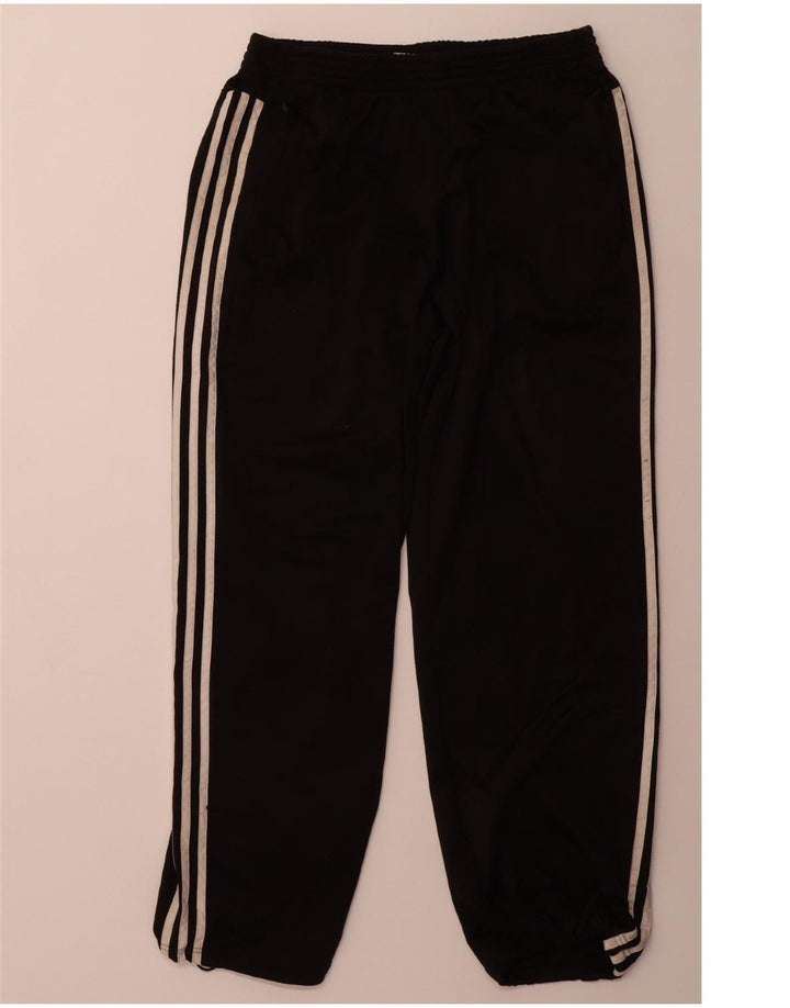ADIDAS Mens Tracksuit Trousers Joggers UK 40/42 Medium Black Polyester