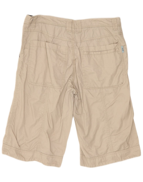 FAT FACE Mens Chino Shorts W34 Grande Algodão Bege