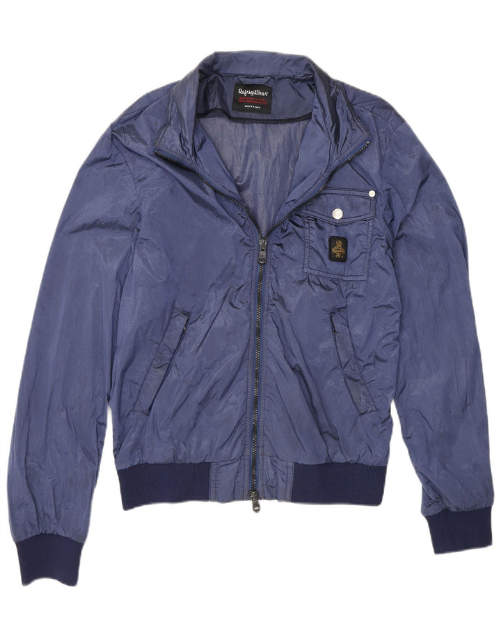 Jaqueta bomber masculina Refrigiwear IT 46 pequena azul Colourblock poliamida