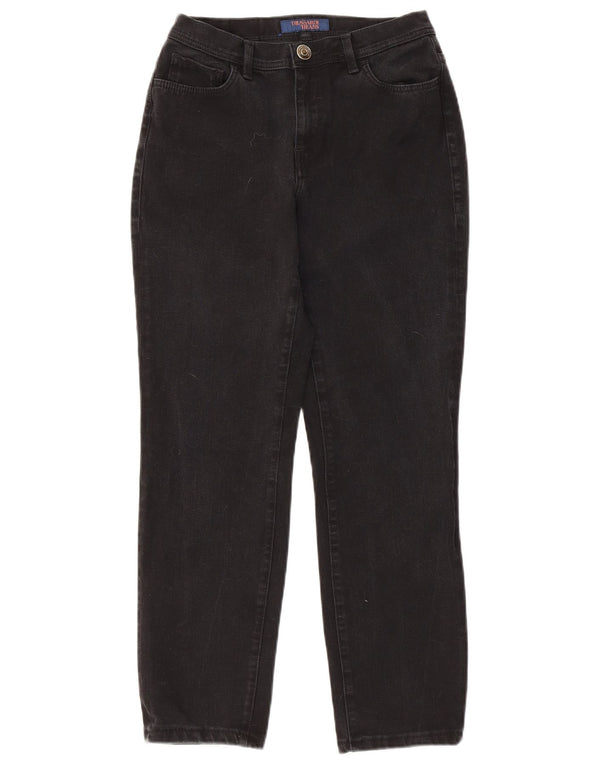 Trussardi Jeans feminino cintura média slim W28 L26 preto