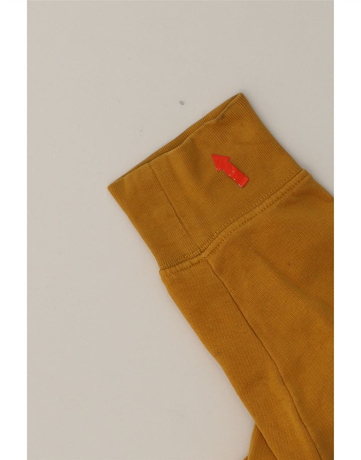 CHAMPION Mens Graphic Hoodie Jumper Small Yellow Cotton Vintage Champion and Second-Hand Champion from Messina Hembry 