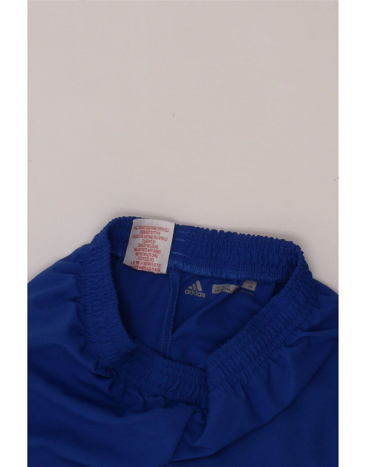 Shorts esportivos ADIDAS Leinster Rugby para meninos 5-6 anos azul poliéster