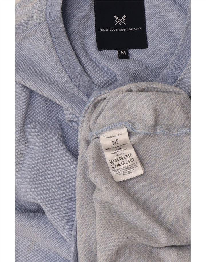 Crew Clothing Mens Moletom Jumper Médio Algodão Azul