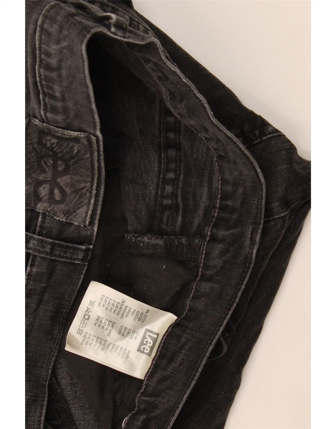 Lee Mens Blake Straight Jeans W33 L30 Algodão Cinza
