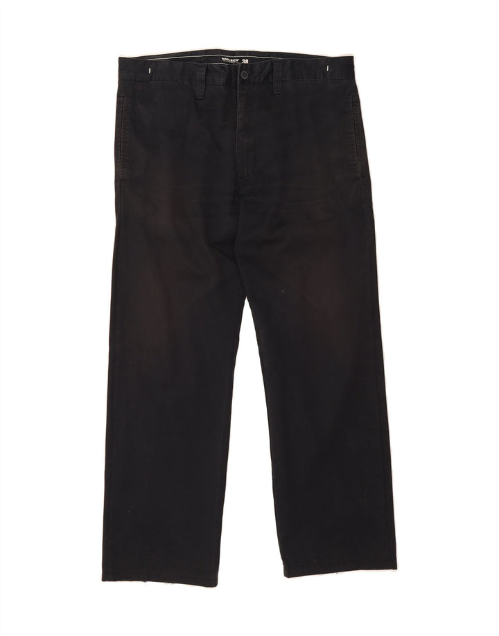 WOOLRICH Mens Straight Chino Trousers W38 L31  Navy Blue Cotton Vintage Woolrich and Second-Hand Woolrich from Messina Hembry 