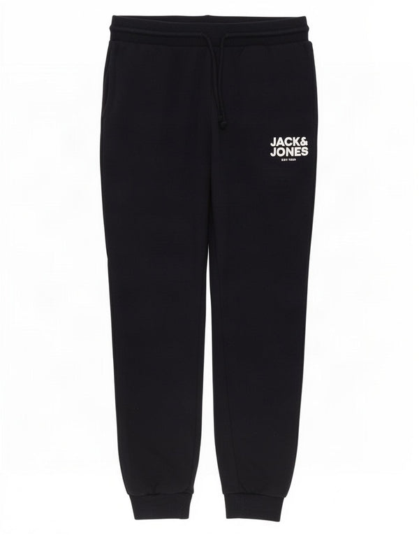 Calça de treino masculina Jack & Jones Core Joggers grande algodão azul marinho