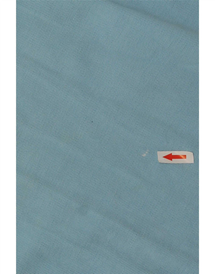 Camisa polo masculina Lee algodão azul médio