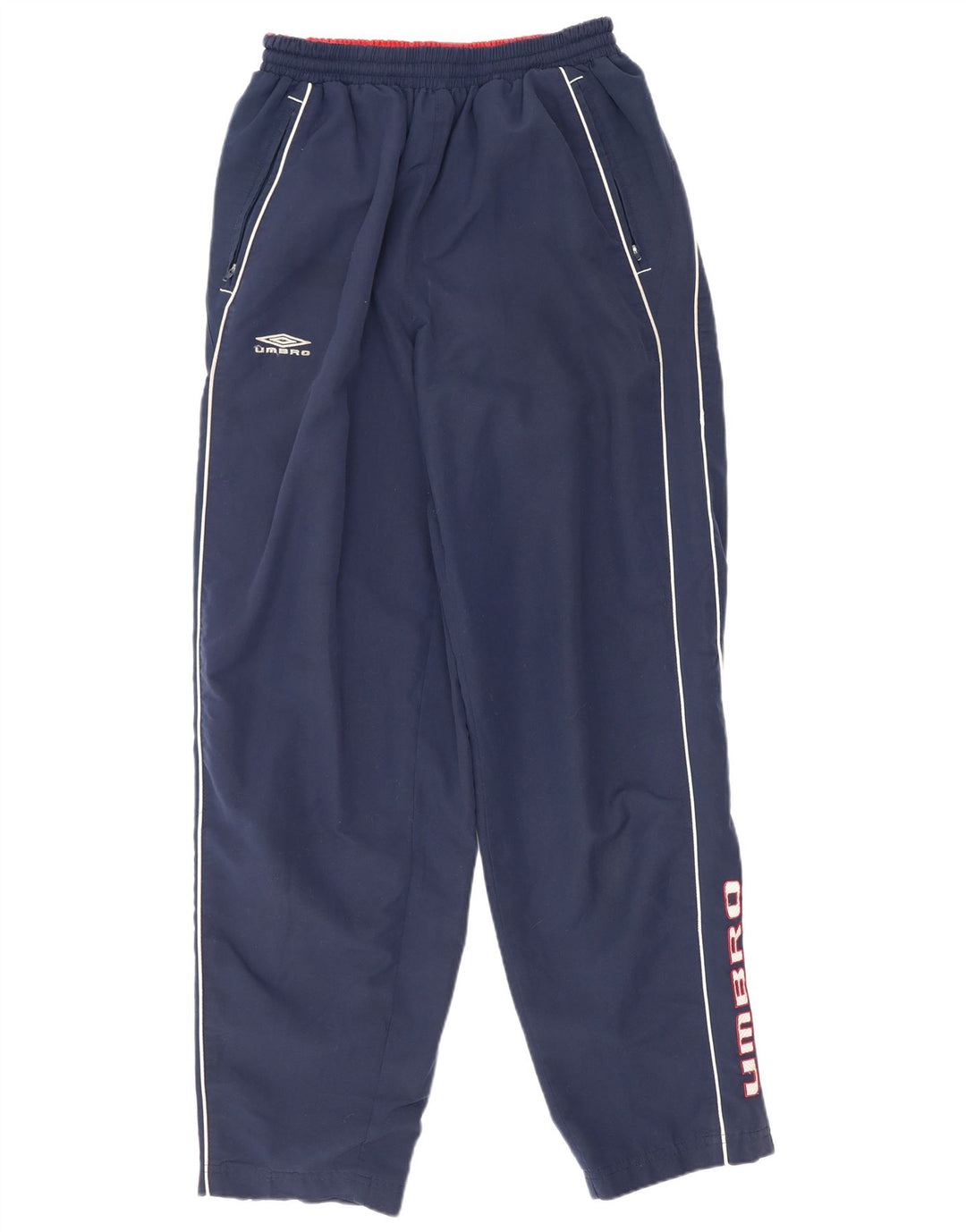 Umbro Mens Graphic Tracksuit Calça Joggers Pequeno Poliéster Azul Marinho