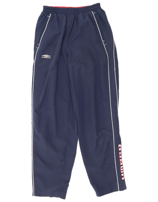 Umbro Mens Graphic Tracksuit Calça Joggers Pequeno Poliéster Azul Marinho