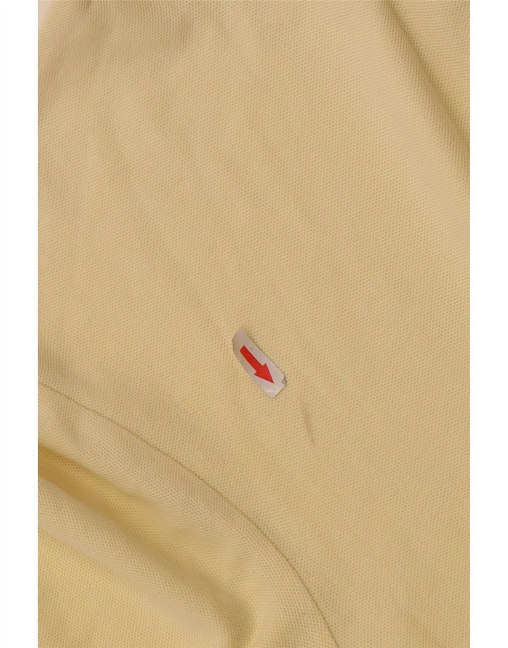 Camisa polo masculina Fila manga comprida IT 50 algodão amarelo médio