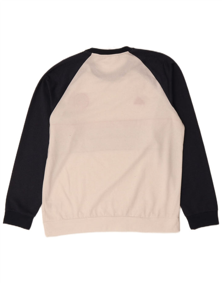 Adidas Mens FC Bayern Munchen Moletom Jumper Grande Branco Colorblock