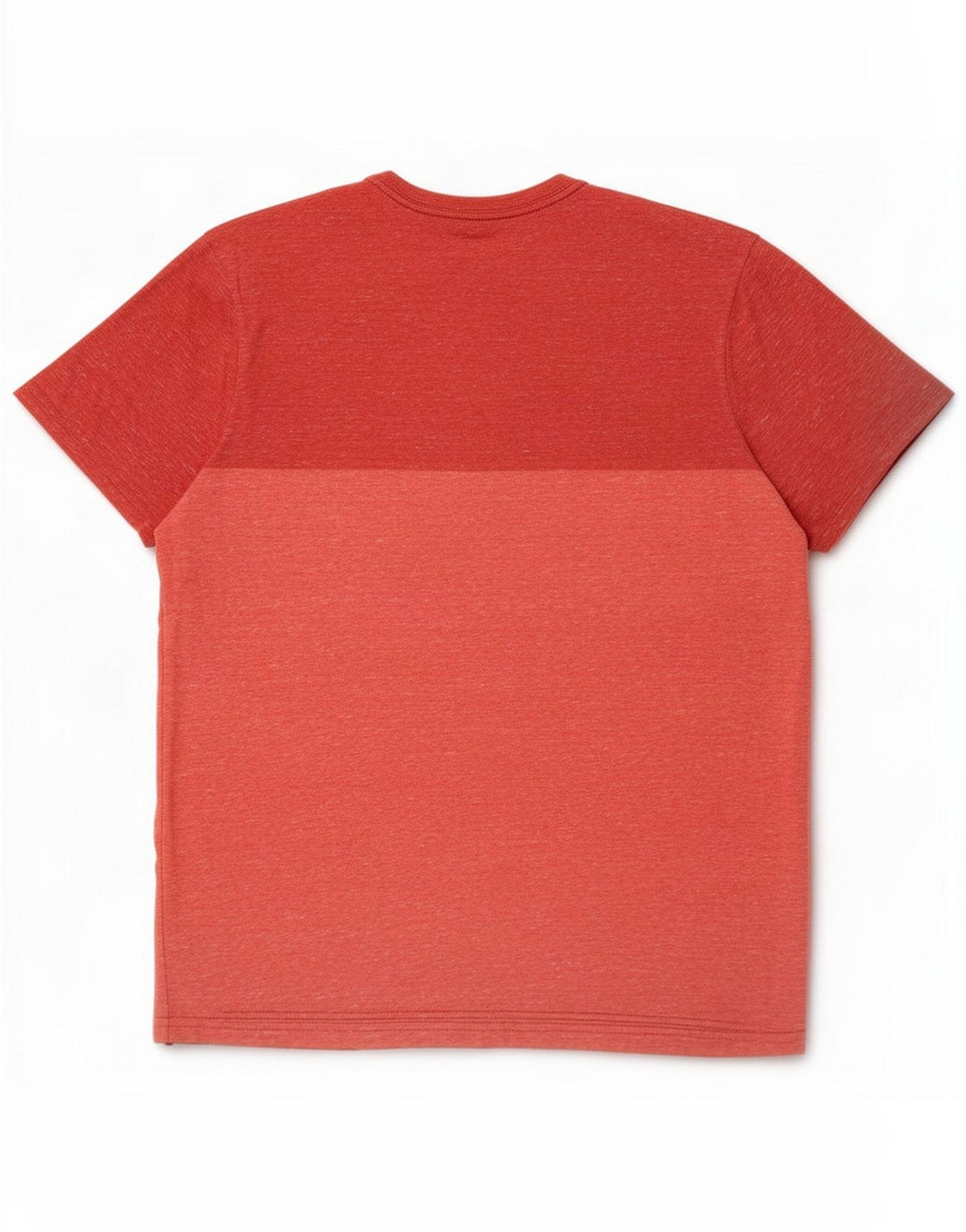 Mossimo Camiseta masculina Top médio vermelho colorblock algodão