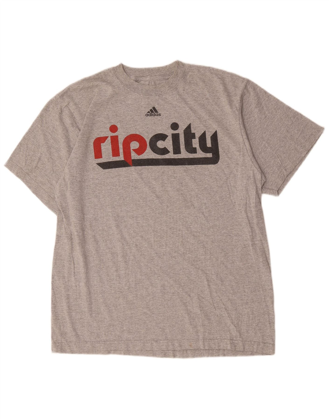 Camiseta Adidas Masculina Graphic Top Grande Algodão Cinza