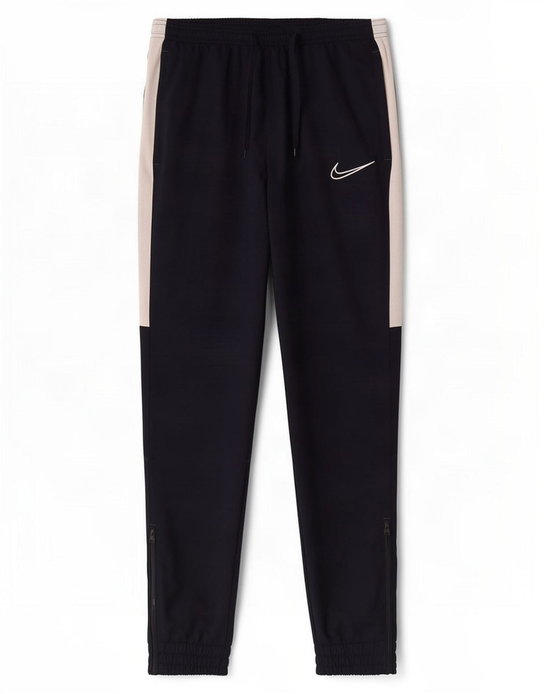 Calça de treino masculina Nike Dri Fit médio azul marinho colorblock poliéster