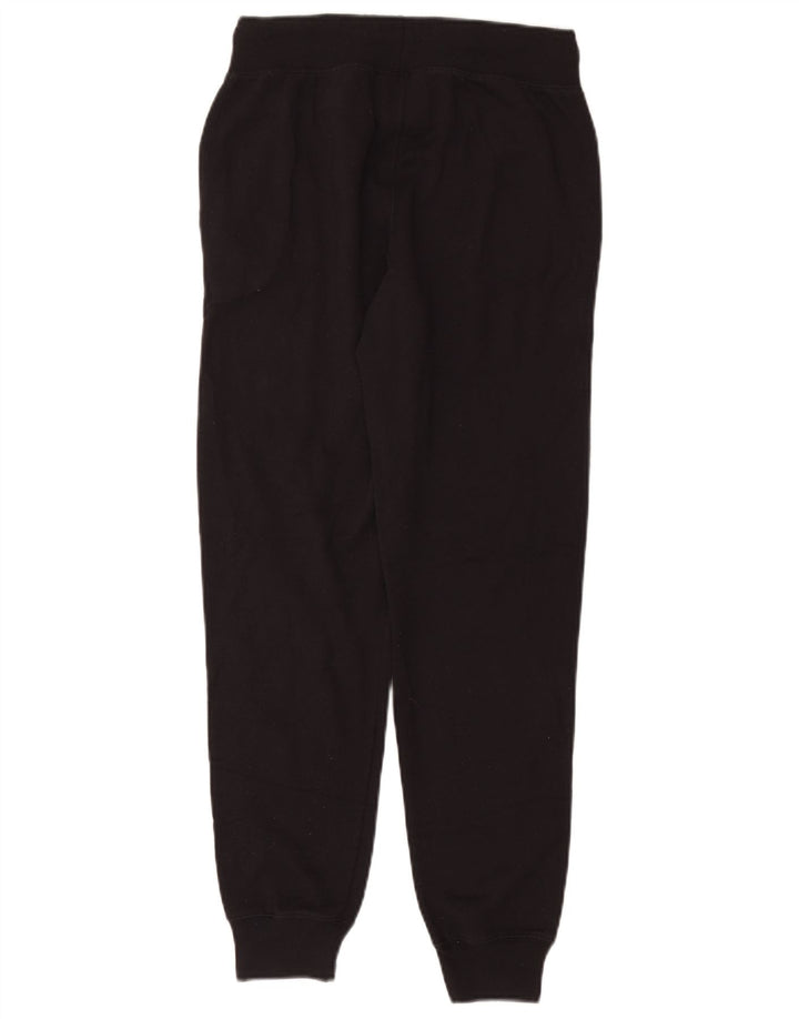 Calça de treino feminina Champion Joggers UK 10 pequeno poliéster preto
