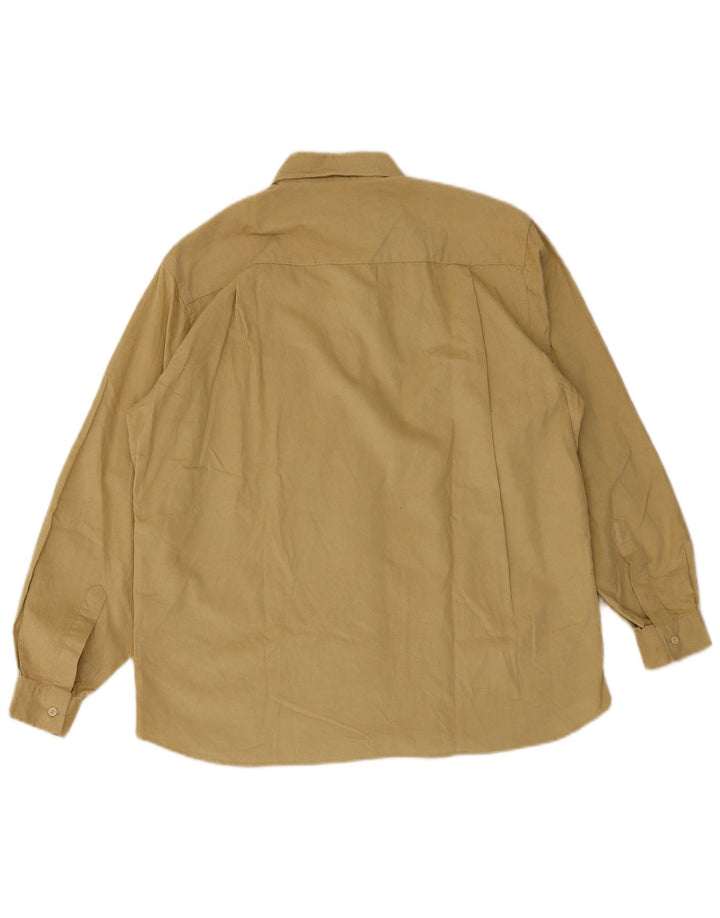 Camisa feminina de veludo Cassera IT 46 grande bege