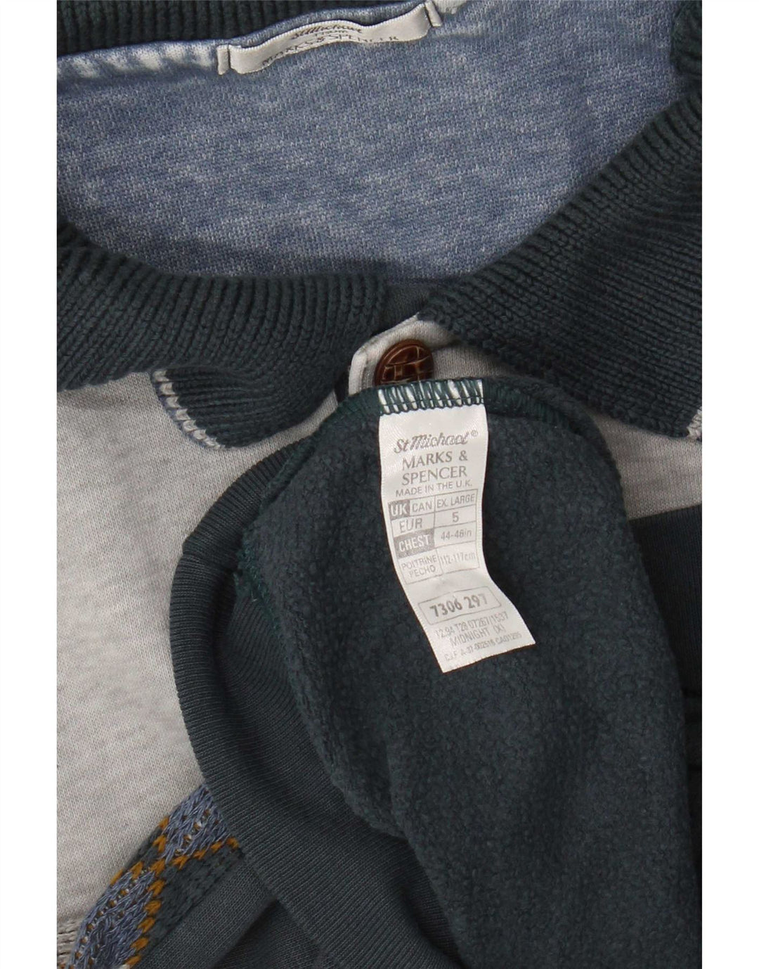 Suéter masculino Marks & Spencer St. Michael XL azul marinho