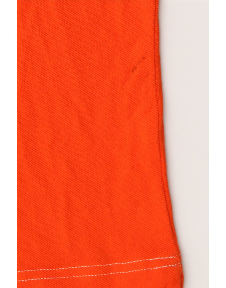 Camisa polo masculina Diadora XL laranja algodão