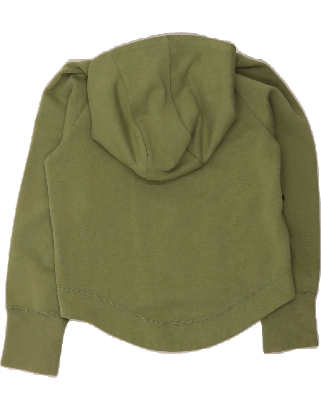 NIKE Girls Zip Hoodie Sweater 8-9 Years Small Green Vintage Nike and Second-Hand Nike from Messina Hembry 