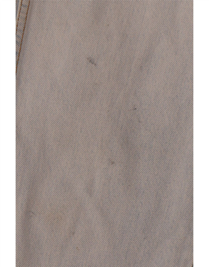 Calça jeans feminina Wrangler de cintura alta cônica W24 L30 azul