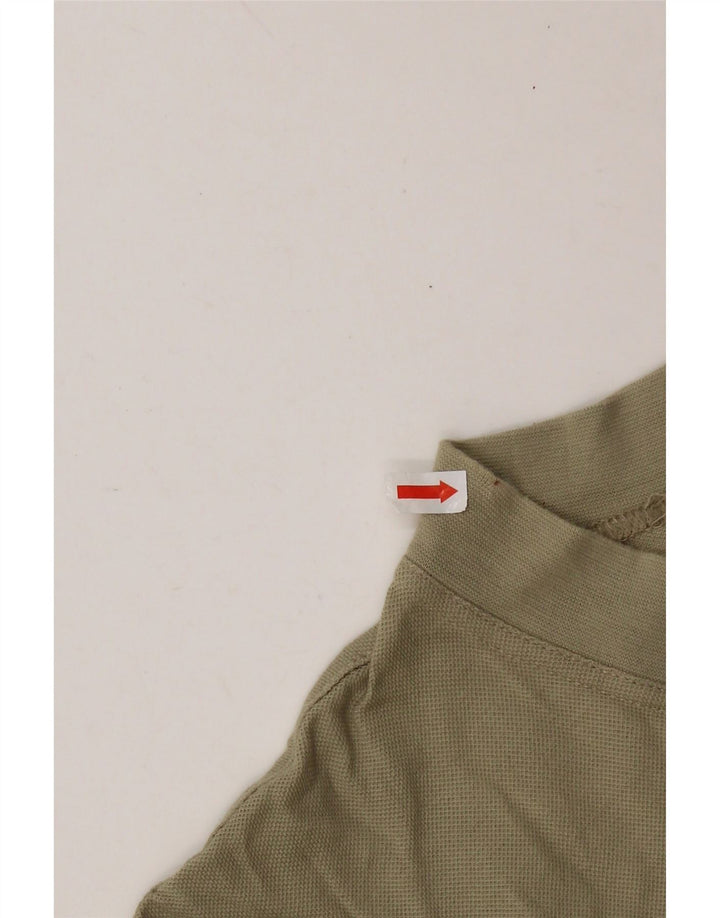 SERGIO TACCHINI Top masculino manga comprida grande algodão cáqui