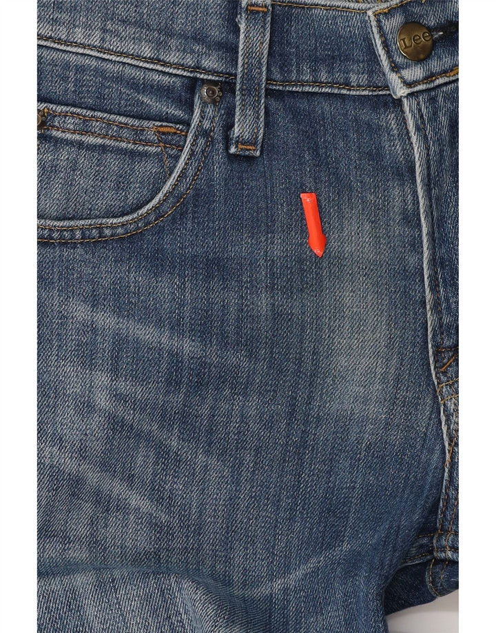 LEE Womens Knox Zip Straight Jeans W30 L34 Blue Cotton Vintage Lee and Second-Hand Lee from Messina Hembry 
