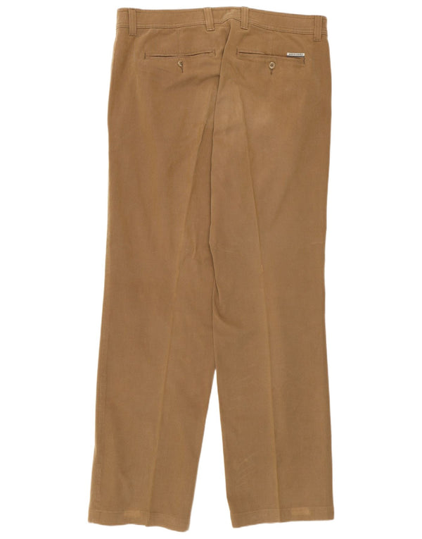Calça Chino Masculina Pierre Cardin Reta W38 L34 Algodão Bege