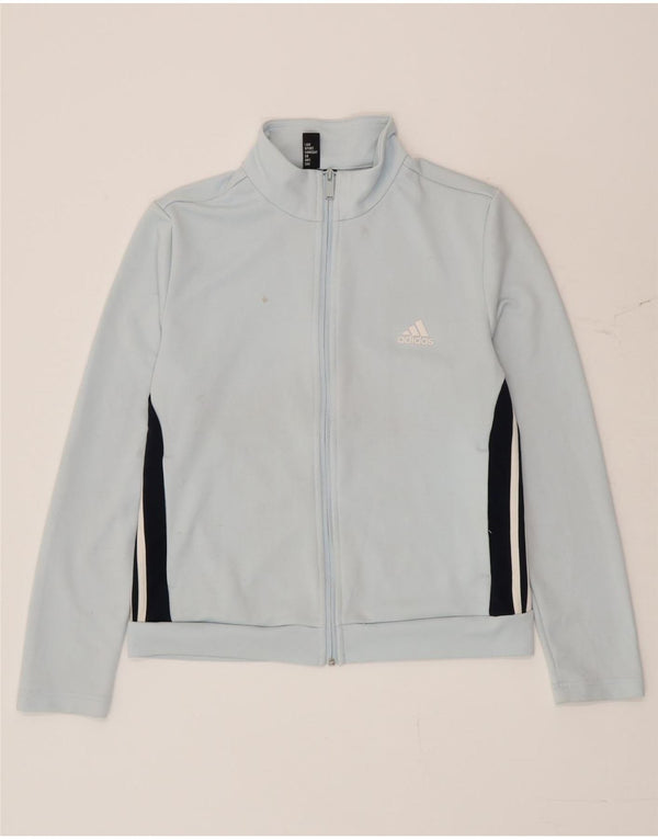 Adidas Womens Tracksuit Top Jacket UK 16/18 Grande Azul Colorblock