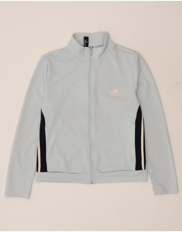 Adidas Womens Tracksuit Top Jacket UK 16/18 Grande Azul Colorblock