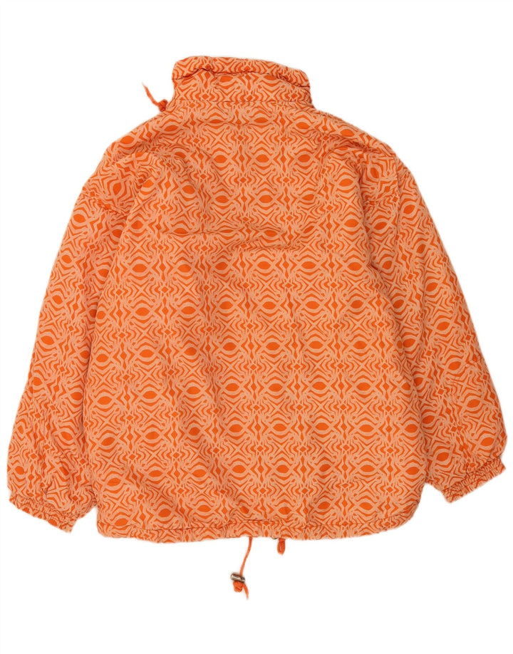 Jaqueta masculina Etirel Anorak UK 44 2XL poliéster geométrico laranja