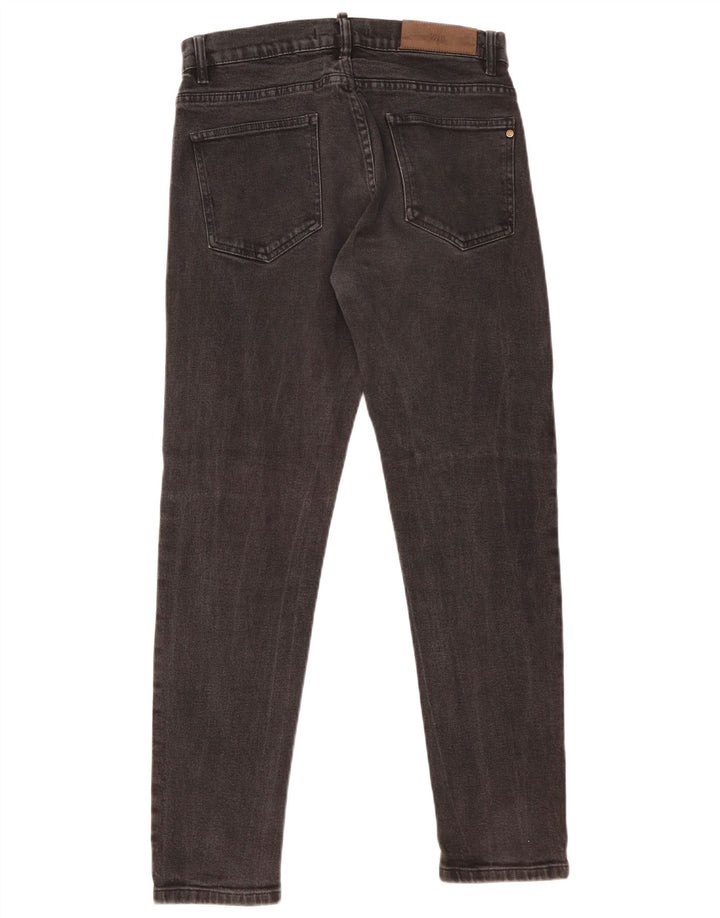 Zara Mens Slim Jeans EU 42 Grande W32 L30 Preto