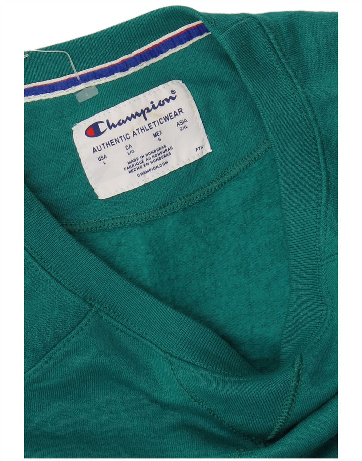CHAMPION Suéter feminino com capuz UK 16 grande verde