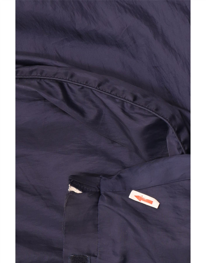 Jaqueta de chuva masculina Diadora Loose Fit UK 38 poliéster azul marinho médio