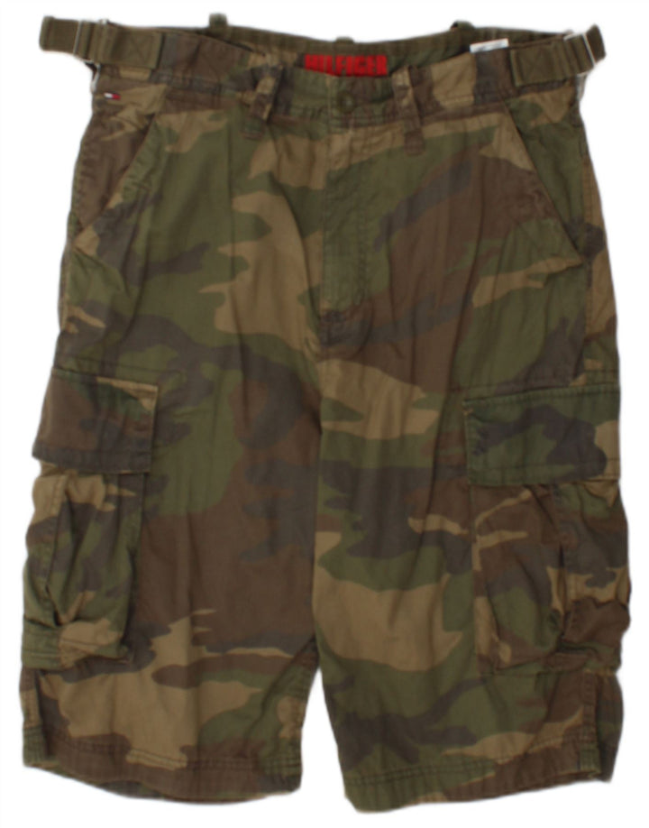 Shorts cargo masculino Tommy Hilfiger W32 algodão cáqui médio