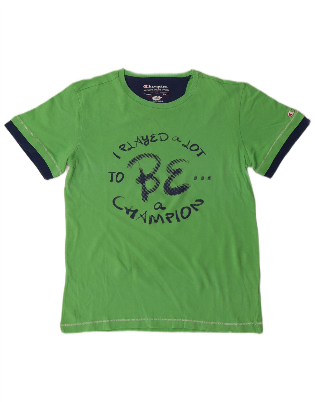 Camiseta Champion Boys Graphic Top 13-14 Anos XL Verde