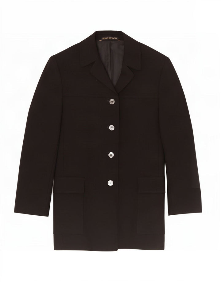 Jaqueta Marks & Spencer Feminina St. Michael Blazer Reino Unido 12 Médio Preto