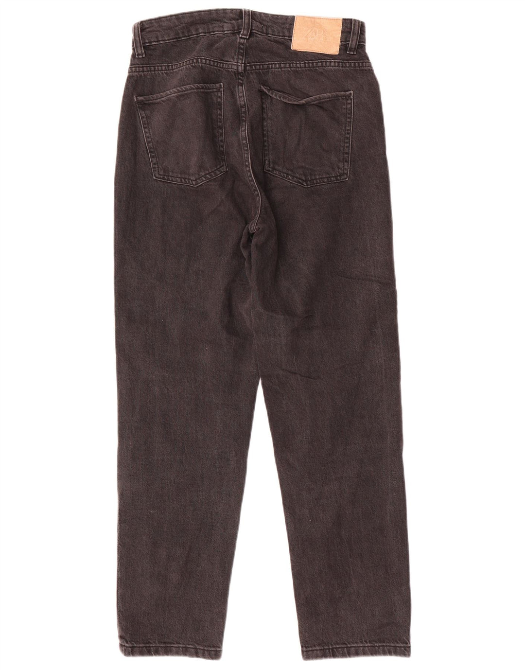 Zara Jeans Cônicos Femininos EU 38 Pequeno W28 L28 Cinza