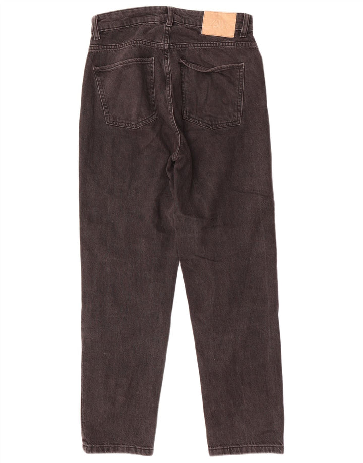 Zara Jeans Cônicos Femininos EU 38 Pequeno W28 L28 Cinza