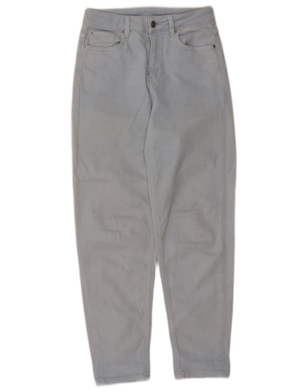 Calça jeans feminina de cintura alta Marks & Spencer UK 8 pequena W27 L27 azul