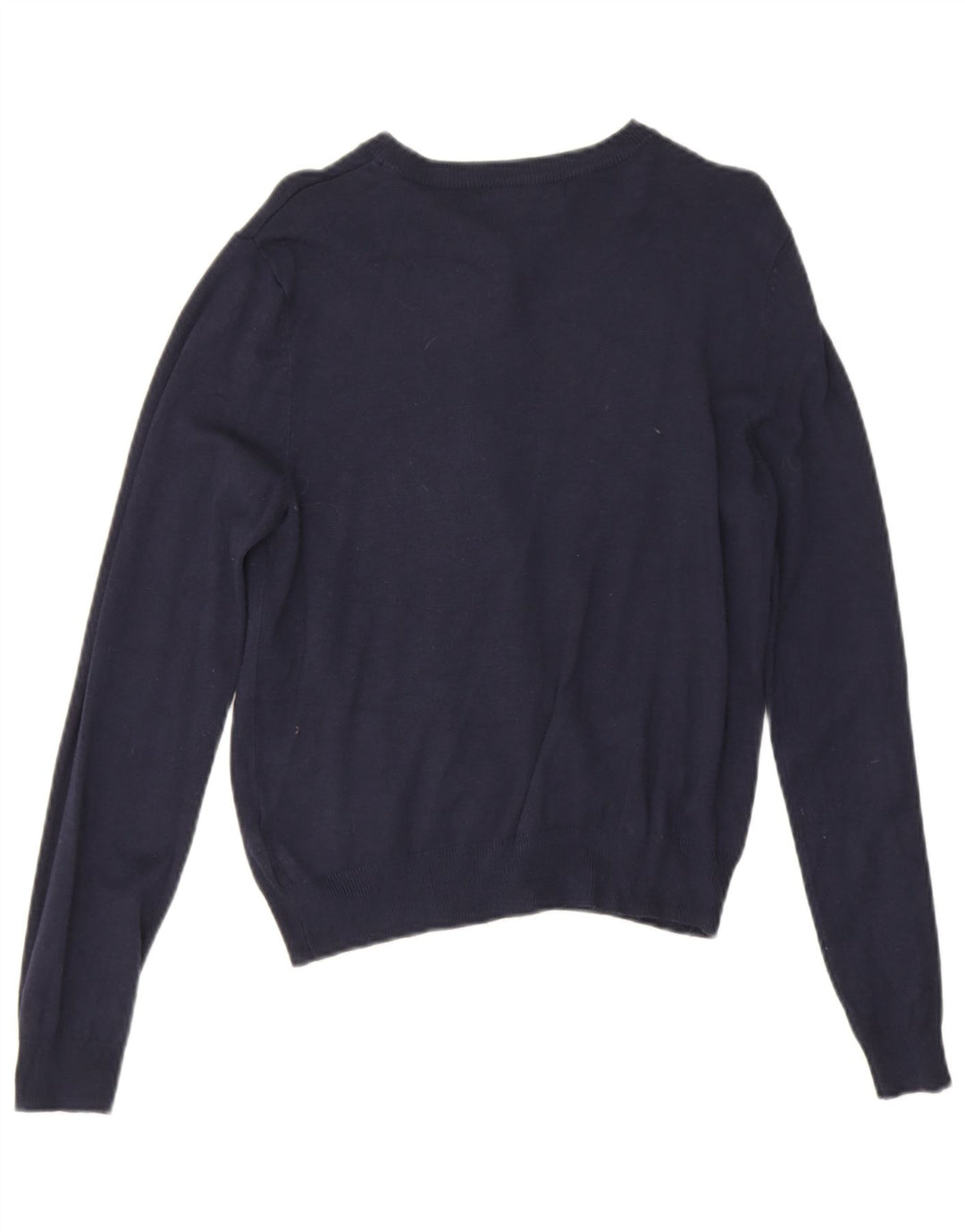 Suéter cardigã feminino Marks & Spencer UK 12 viscose azul marinho médio