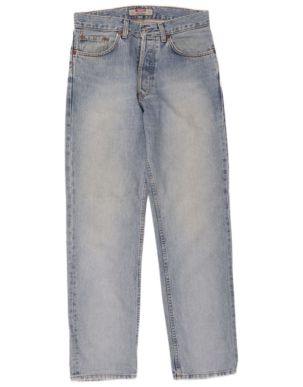 Mustang masculino Oregon Straight Jeans W31 L32 algodão azul